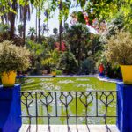 Jardin Majorelle pond and greenery
